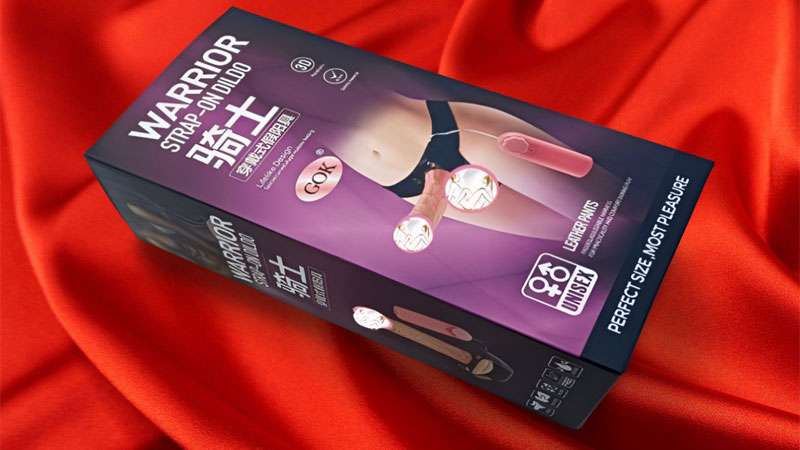 Hộp sản phẩm dương vật có dây đeo rỗng ruột giá rẻ